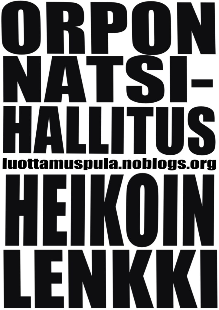 Orpon natsihallitus, heikoin lenkki.
